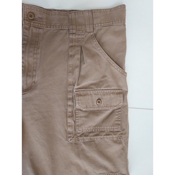 NWOT Mens Cabela's Cargo Utiity Cotton  Shorts 7 Pockets British Tan Size 40 - Picture 3 of 8